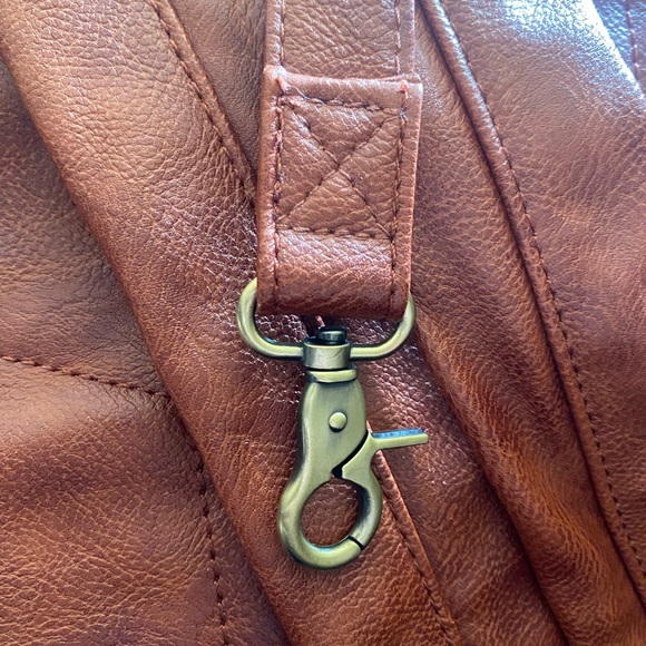 Faux Leather Backpack - Picture 6 of 11